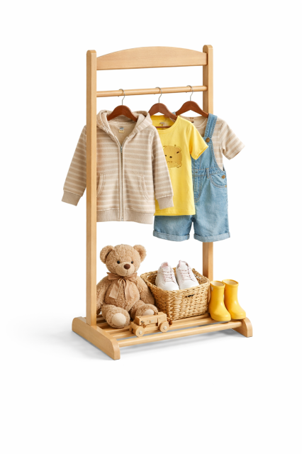 Amelia dřevěný stojan na šaty buk přírodní